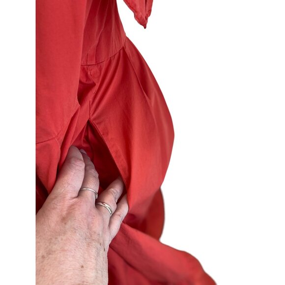 Marissa Webb Collective Maxi Dress Coral Size 14 - Picture 9 of 16